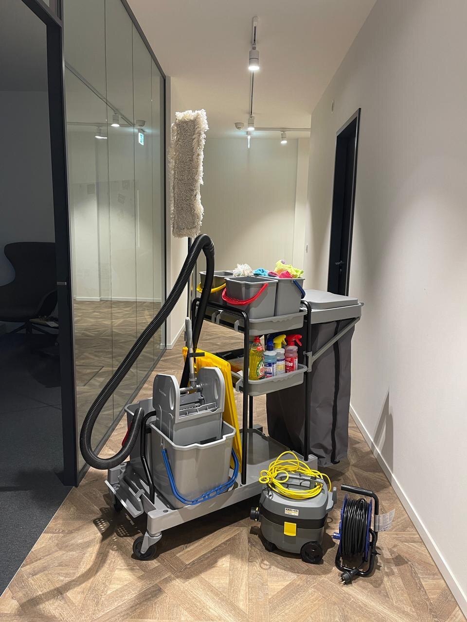 Professionelle Büroreinigung HafenCity - Ausrüstung